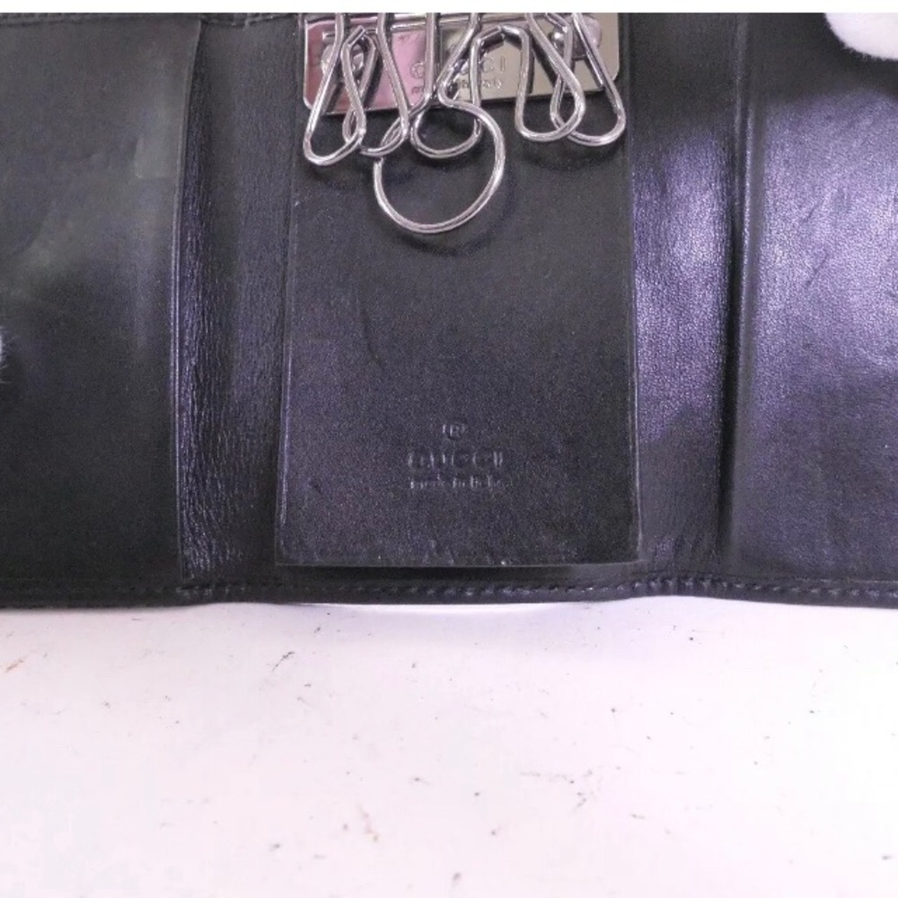 GUCCI Denim Indigo Denim six hooks Key case - Picture 7 of 12